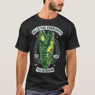 T-shirt Philodendron Billietiae feuilles botanistes variés