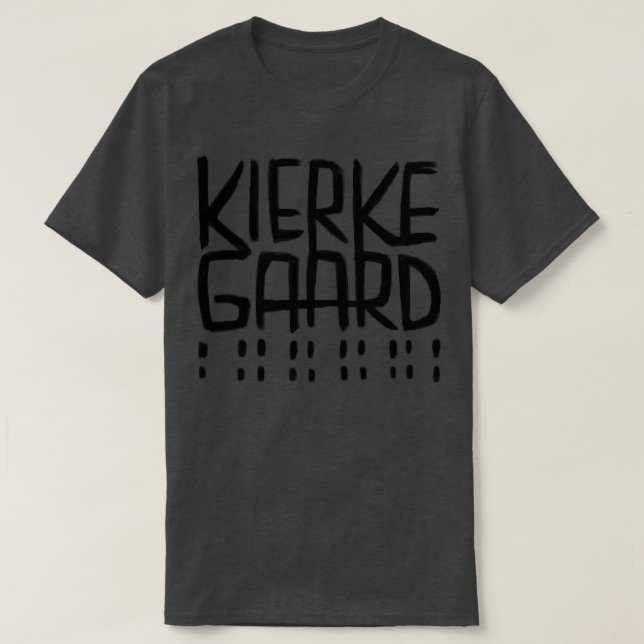T-shirt Philosophe Kierkegaard (Design devant)