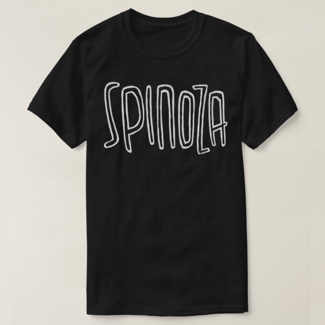 T-shirt Philosophie de Baruch Spinoza Spinoza (Design devant)