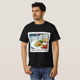 T-shirt Philosophie des glucides complexes Foodie Bande de