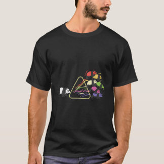 T-shirt Philosophie du Panda Prism Arc-en-ciel Prisme Tria