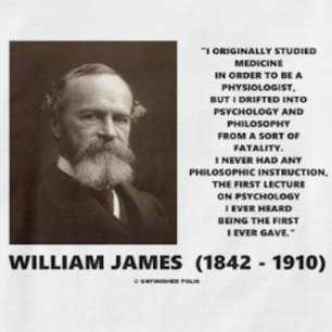 T-shirt Philosophie en psychologie médicale William James 