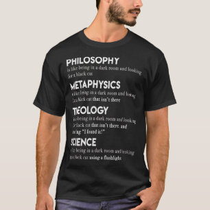 T-shirt Philosophie métaphysique théologie science