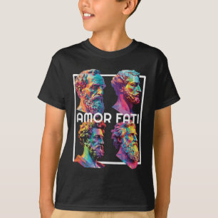 T-shirt Philosophie stoïque moderne Ico stoïque grecque an
