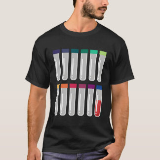 T-shirt Phlebotomie Test Tube Laboratoire Docteur Pour Phl