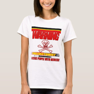 T-SHIRT PHLÉBOTOMISTE D'AVERTISSEMENT - I PERSONNAGES EN A