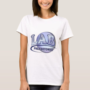 T-shirt PHLEBOTOMISTE Fun Blue LOGO