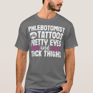 T-shirt Phlebotomiste Funny Tattoos Technicien en pharmaci