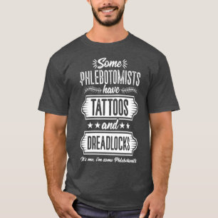 T-shirt Phlebotomiste Funny Tattoos Technicien en pharmaci