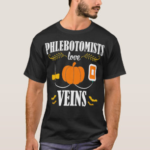 T-shirt Phlebotomiste Halloween veines amusantes Phlebotom