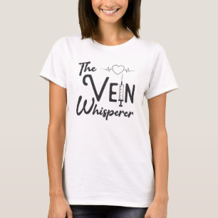 T-shirt Phlebotomiste La Vein Whisperer Infirmière Phlebot
