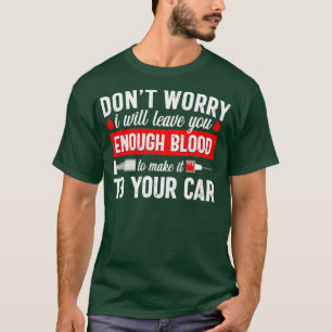 T-shirt Phlebotomiste Phlebotomie Technicien Drôle Plaisa