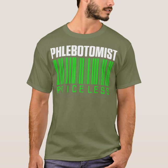 T-shirt Phlebotomiste Prix Phlebotomie Technicien Cadeaux (Devant)