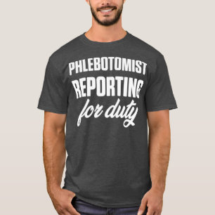 T-shirt Phlebotomiste Signaler Phlebotomie Technicien