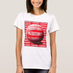 T-SHIRT PHLÉBOTOMISTE SPHÈRE GOUTTE SANGUINE