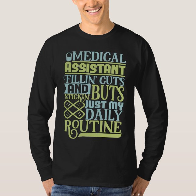 T-shirt Phlebotomy lab technician medical assistant & Phle (Devant)