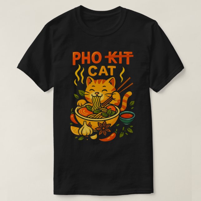 T-shirt Pho Chat Noodle Burd (Design devant)