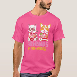 T-shirt Pho Soup Amis Pho Ever Chats Manger Pho