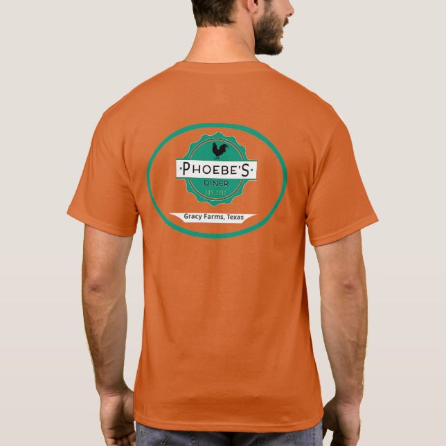 T-shirt Phoebe's Diner (Dos)