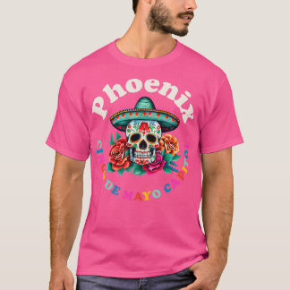 T-shirt Phoenix 2023 Crâne à sucre Arizona