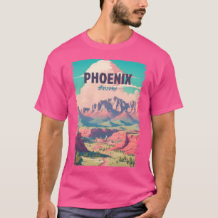 T-shirt Phoenix Arizona America Désert Poster Wall