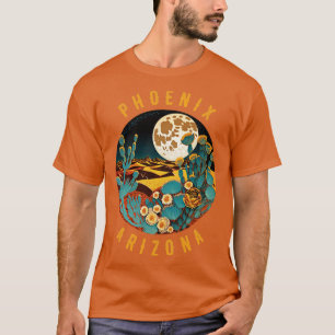 T-shirt Phoenix Arizona Desert At Night Painting1