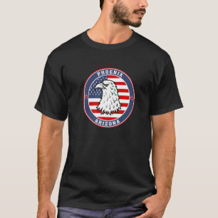 T-shirt Phoenix City Arizona State Usa Drapeau Voyage Souv