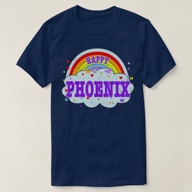 T-shirt Phoenix Happy Phoenix Arizona Accueil (Design devant)