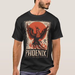 T-shirt Phoenix Levant Japonais Soleil Rouge Renaissance M
