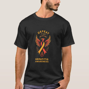T-shirt Phoenix Rising Sensibilisation à la Santé du Foie