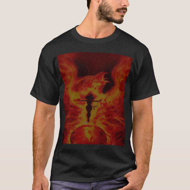 T-Shirt Phoenix-steigen-BG (Vorderseite)