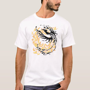 T-shirt Phoenix tribal