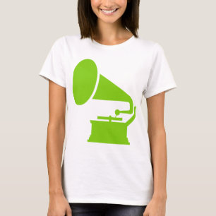 T-shirt Phonographe - Martian Green