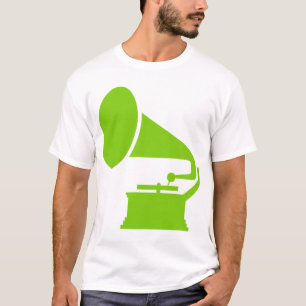 T-shirt Phonographe - Vert Martien