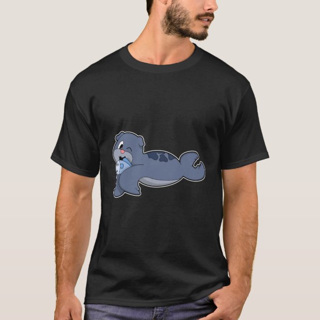T-shirt Phoque avec poisson (3).PNG (Devant)