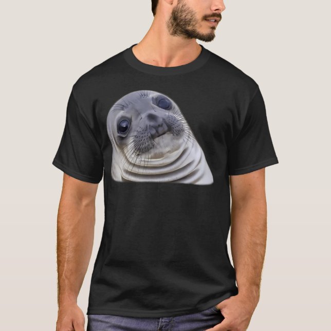 T-shirt Phoque Awkward - Funnyjunk Funny (Devant)