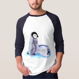T-shirt Phoque de harpé et bébé *Baby Penquin