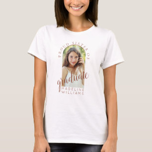 T-shirt Photo Arch Fier Soeur du Diplômé