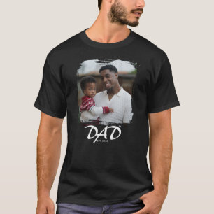 T-Shirt Photo Audacieux Établit par Papa