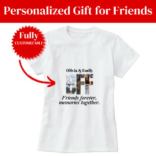 T-shirt photo avec les BFF – Personnalisé pour les