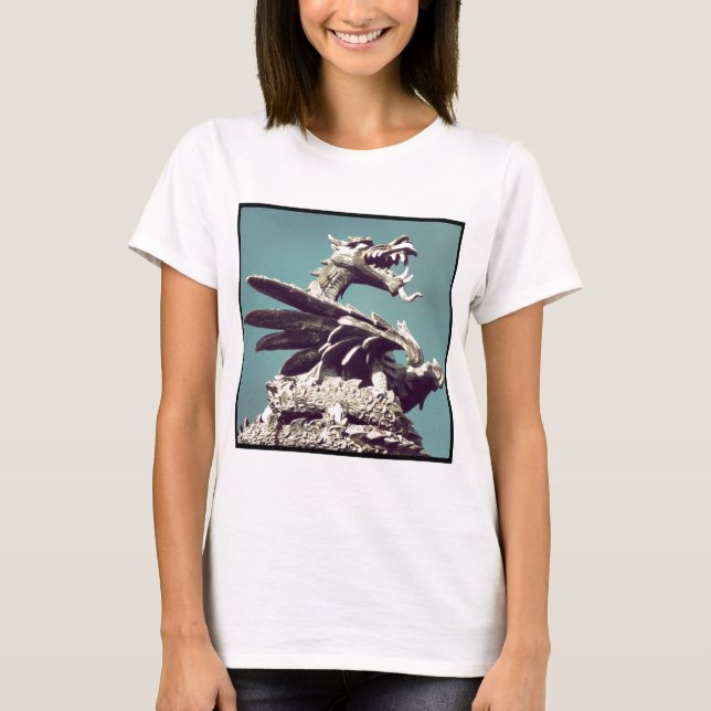 T-shirt Photo carré - Dragon (Devant)