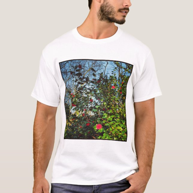 T-shirt Photo carré - Magnolia Bush 01 (Devant)