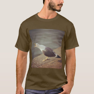 T-shirt Photo carré - Mouette mouchetée