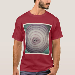 T-shirt Photo carré - Oignon rouge