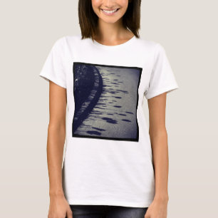 T-shirt Photo carré - Ombres de fleurs