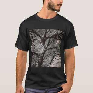 T-shirt Photo Carrée - Arbre Magnolia au début du Printemp