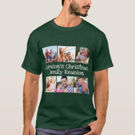 T-shirt Photo Collage Famille de Noël Retrouvailles Person