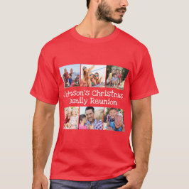 T-shirt Photo Collage Famille de Noël Retrouvailles Person