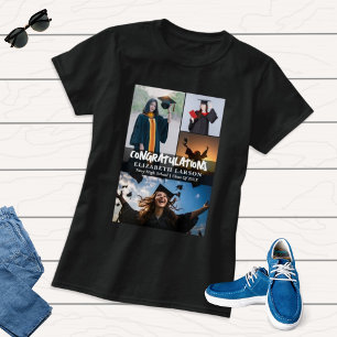 T-shirt Photo Collage Graduation Party Celebrate Graduate