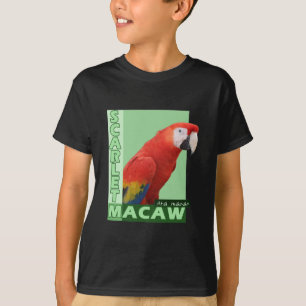 T-shirt Photo d'ara d'écarlate